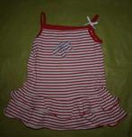Rood Wit Gestreepte Jurkje (74), Kinderen en Baby's, Babykleding | Maat 74, Ophalen of Verzenden, Zo goed als nieuw, Meisje, Jurkje of Rokje