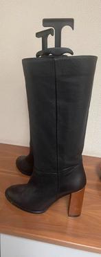 Halfhoge nwe laarzen mt 38 zwart vegan, Hoge laarzen, Zwart, Ophalen of Verzenden, Zo goed als nieuw