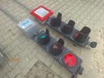 Stoplicht verkeerslicht lampen met accu's, Ophalen, Gebruikt