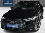 6x! A3 45 TFSIe S LINE BLACK ED / ACC / CARPLAY / STOELVW /, Auto's, Stof, 4 cilinders, Met garantie (alle), Zwart