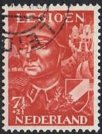 Nederland serie gestempeld legioenzegels uit 1942, Postzegels en Munten, Postzegels | Nederland, Verzenden, Na 1940, Gestempeld