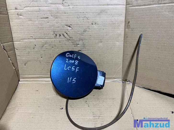 VW GOLF 5 blauw LC5F tankklep 2003-2009, Auto-onderdelen, Carrosserie en Plaatwerk, Deur, Volkswagen, Gebruikt, Ophalen of Verzenden