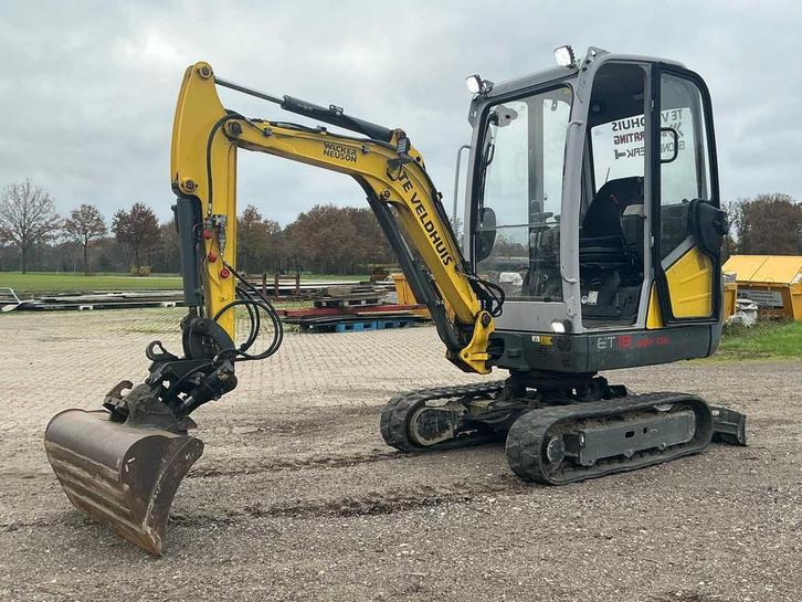 2016 Wacker Neuson ET18 /DS Minigraafmachine, Zakelijke goederen, Machines en Bouw | Kranen en Graafmachines, Graafmachine