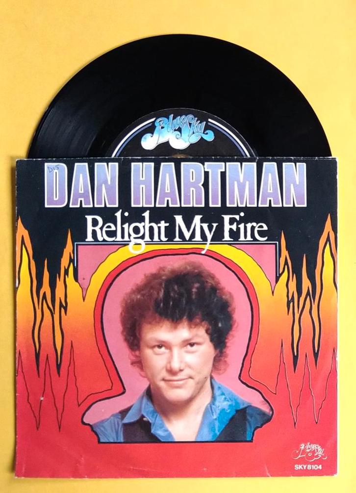 Top2000#1881 Dan Hartman - Relight my fire, Cd's en Dvd's, Vinyl Singles, Zo goed als nieuw, Single, Overige genres, 7 inch, Verzenden