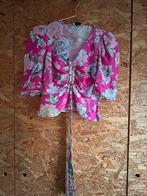 Sandro Top Maat 1 Linnen Zijde Mix, Kleding | Dames, Blouses en Tunieken, Sandro, Ophalen of Verzenden, Zo goed als nieuw, Roze