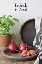 Terracotta aardewerk schaal brocante stijl *Pronck & Praal*, Ophalen of Verzenden