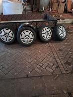 Winterbanden + stalen velgen, Auto-onderdelen, Banden en Velgen, Ophalen, Gebruikt, 16 inch, Banden en Velgen
