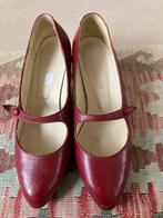 Wijnrode vintage pumps, maat 37,5, LARP, fourties fifties, Pumps, Ophalen of Verzenden, Vintage, Gedragen