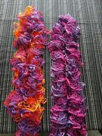 2 bonte sjaals, Kleding | Dames, Mutsen, Sjaals en Handschoenen, Ophalen of Verzenden, Zo goed als nieuw, Maat 46/48 (XL) of groter