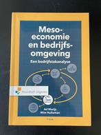 Meso economie en bedrijfsomgeving, Boeken, Ophalen of Verzenden, Nieuw, Economie en Marketing