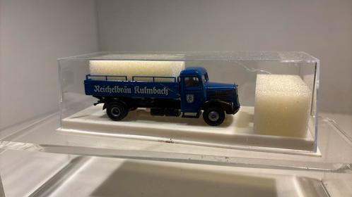 Man vrachtwagen reichelbrau kulmback brekina 1.87, Hobby en Vrije tijd, Modelauto's | 1:87, Zo goed als nieuw, Bus of Vrachtwagen