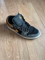 Zwarte/Oranje Jordan 1 Low, Kleding | Heren, Schoenen, Zwart, Nike, Ophalen of Verzenden, Sneakers of Gympen