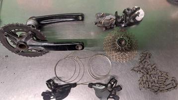 Groepset mountainbike sram 2x10 beschikbaar voor biedingen