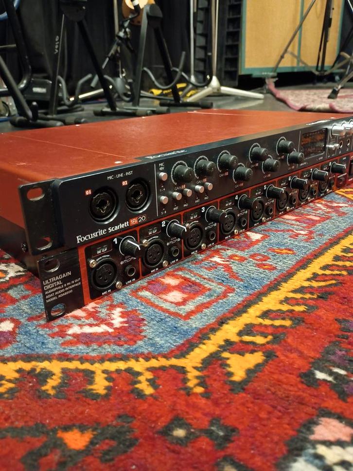 Complete Studio Opnameset, Muziek en Instrumenten, Mengpanelen, Gebruikt, 10 tot 20 kanalen, Microfooningang, Ophalen of Verzenden