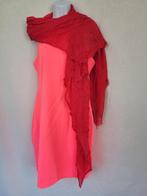 Grote donkerroze sjaal 105x190 merk Claudia Sträter, Kleding | Dames, Mutsen, Sjaals en Handschoenen, Maat 38/40 (M), ., Ophalen of Verzenden