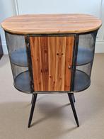 Opruiming, tof kastje van metaal & hout in een vintage look., Huis en Inrichting, Kasten | Overige, Ophalen, ., Nieuw, .