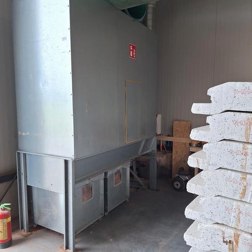 Werkplaats stofafzuiging 2x opvangcontainer., Doe-het-zelf en Verbouw, Ventilatie en Afzuiging, Zo goed als nieuw, Afzuiger, Ophalen