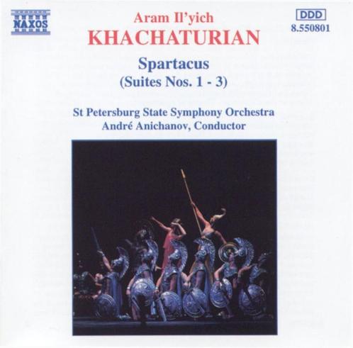 KHACHATURIAN Spartacus CD ANICHANOV NAXOS, Cd's en Dvd's, Cd's | Klassiek, Gebruikt, Orkest of Ballet, Modernisme tot heden, Ophalen of Verzenden
