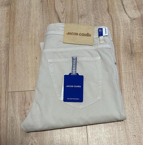Khaki zomer jeans van Jacob Cohën. Maat 35 model Bard. #896, Kleding | Heren, Spijkerbroeken en Jeans, Nieuw, W33 - W34 (confectie 48/50)
