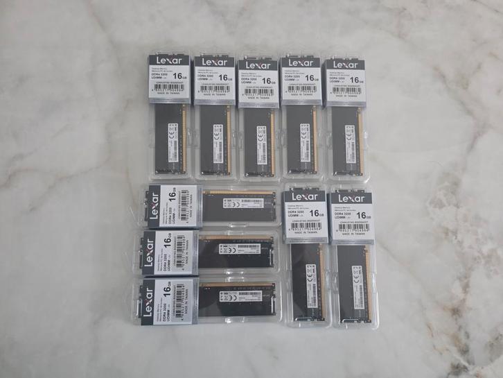 LEXAR 16GB DDR4 3200MT/s UDIMM RAM, DESKTOP GEHEUGEN, Computers en Software, RAM geheugen, Nieuw, Desktop, 16 GB, DDR4, Ophalen of Verzenden