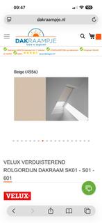 Velux dakraam verduistering rolgordijn, Ophalen of Verzenden, Zo goed als nieuw, Minder dan 100 cm