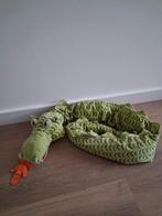 Knuffel draak Ikea Minnen groen oranje L794, Kinderen en Baby's, Speelgoed | Knuffels en Pluche, Ophalen of Verzenden, Zo goed als nieuw