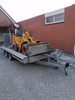 Knikmops veegmachine en onkruidborstel te huur, Ophalen of Verzenden