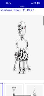 Echte pandora Keys of Love Bedel, Ophalen of Verzenden, Zo goed als nieuw, Zilver, Pandora