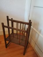 art deco dertiger jaren eiken kranten-/ lectuurbak, Ophalen, Gebruikt