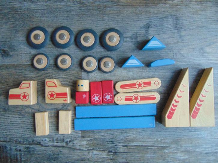 Tegu magnetische houten blokken set 25-delig