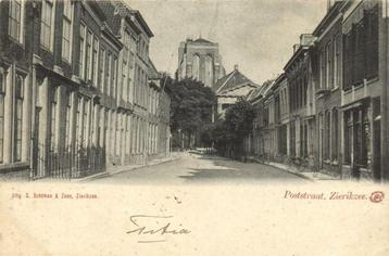 Poststraat. Zierikzee. - 1901 gelopen beschikbaar voor biedingen