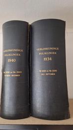 2 Houten dossierkisten in boekvorm 1934 en 1940 !!!, Antiek en Kunst, Ophalen of Verzenden
