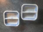 2x Rijstkorrel Serveerschaaltjes - Sojasaus/Chilisaus, Ophalen of Verzenden