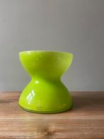 Vintage 90s Diabolo vaas IKEA - Anne Nilsson, Ophalen of Verzenden, Minder dan 50 cm, Groen, Glas