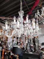 Adv 15 kristallen kroon luchter met  12 lpnt, Huis en Inrichting, Lampen | Kroonluchters, Ophalen of Verzenden, Zo goed als nieuw