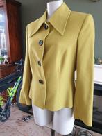 MARK schitterend jasje mosterd kleur mt 42 L knopen jas, Groen, Gedragen, Maat 42/44 (L), Mark
