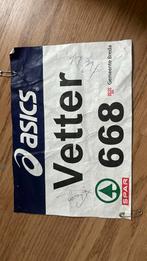 Startnummer van Anouk Vetter+2 handtekeningen, Verzenden, Zo goed als nieuw