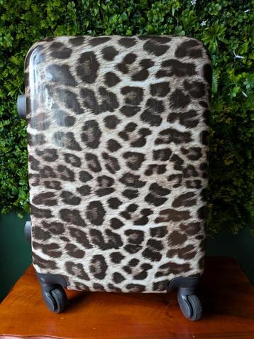 Handbagage rolkoffer luipaard, 35L  beschikbaar voor biedingen