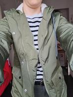 Tussenjas groen met teddy stof, Maat S, Nieuw, Kleding | Dames, Jassen | Winter, Ophalen of Verzenden, Nieuw, Maat 36 (S), Groen