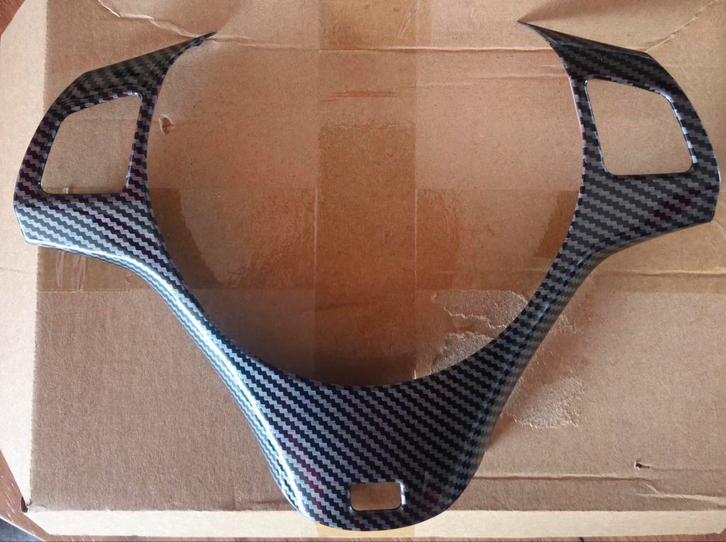 Carbon Look Stuurwiel Trim – Voor BMW M-Sport / M3 (E90, E92, Auto diversen, Auto-accessoires, Nieuw, Ophalen of Verzenden