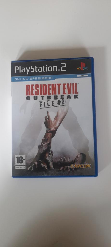 PS2 Resident Evil Outbreak File #2, Spelcomputers en Games, Games | Sony PlayStation 2, Gebruikt, Avontuur en Actie, 1 speler