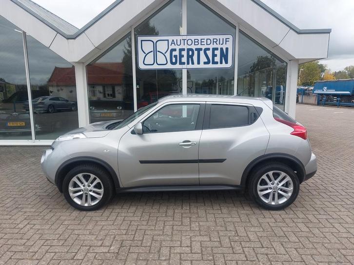 Nissan Juke Tekna 1.6 2011 Grijs camera keyless, Auto's, Nissan, Bedrijf, Juke, ABS, Achteruitrijcamera, Airbags, Airconditioning