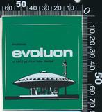 Sticker: Evoluon - Eindhoven (Groen), Ophalen of Verzenden, Zo goed als nieuw, Bedrijf of Vereniging