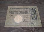 Biljet 50 gulden Minerva 1929, allereerste serie en datum, Postzegels en Munten, Bankbiljetten | Nederland, Ophalen of Verzenden