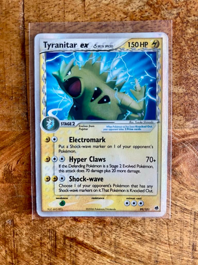 Tyranitar ex δ #99/101, Ophalen of Verzenden, Zo goed als nieuw