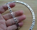 zilveren set ketting + armband [074], Verzenden, Zo goed als nieuw, Zilver, Zilver