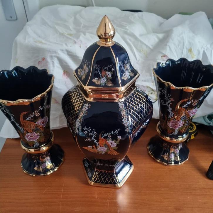 Japans/Turks Vaas Set, Antiek en Kunst, Antiek | Vazen, Ophalen