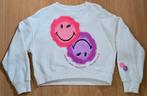 Zara Kids Girls Smiley World trui wit katoen maat 9-10 140, Ophalen of Verzenden, Zo goed als nieuw, Meisje, Trui of Vest