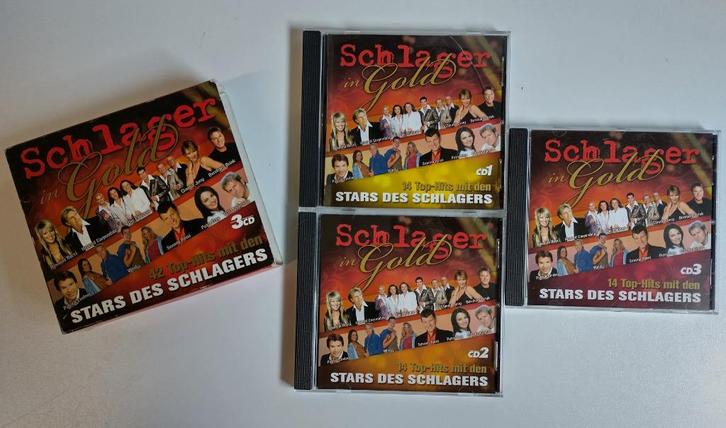 Boxset 3 CDs Schlager in Gold (2008 Koch Universal), Cd's en Dvd's, Cd's | Schlagers, Zo goed als nieuw, Boxset, Ophalen of Verzenden