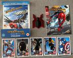 Spiderman Homecoming 3D/2D steelbook + comic book + artcards, Science Fiction en Fantasy, Zo goed als nieuw, Verzenden